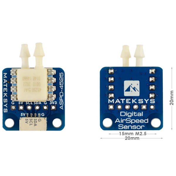 Hot Sales Mateksys Matek Systems Analog Airspeed Sensor ASPD-4525 for ArduPilot Multirotor FPV Drone Long Range